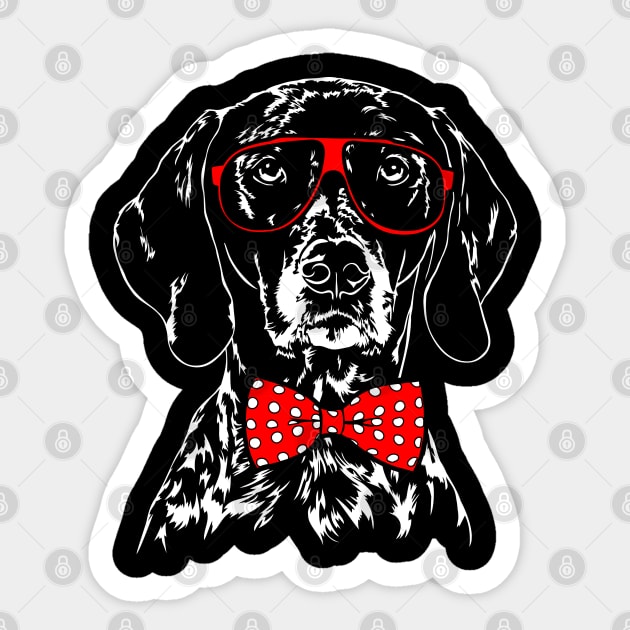 Cute German Shorthaired Pointer mom dog lover Sticker by wilsigns